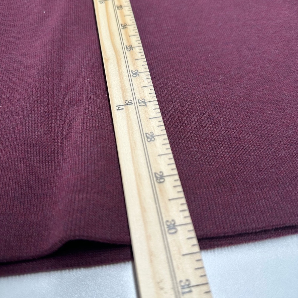 Polo by Ralph Lauren Men's Vintage Burgundy 1/4 zip Pullover Sweater Sz XL - Picture 4 of 6